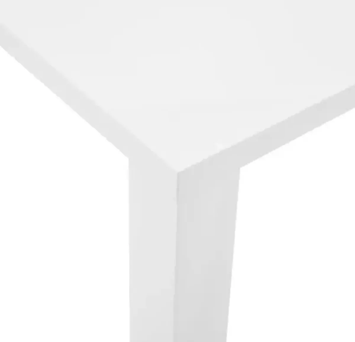 Duke 70" Dining Table - High Gloss White