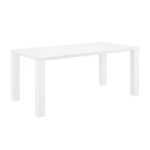 Duke 70" Dining Table - High Gloss White