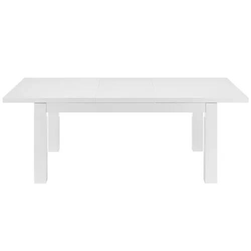 Lumiera 80" Extension Dining Table - High Gloss White