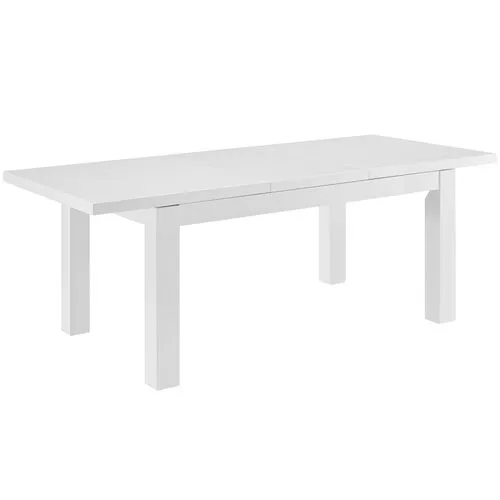 Lumiera 80" Extension Dining Table - High Gloss White