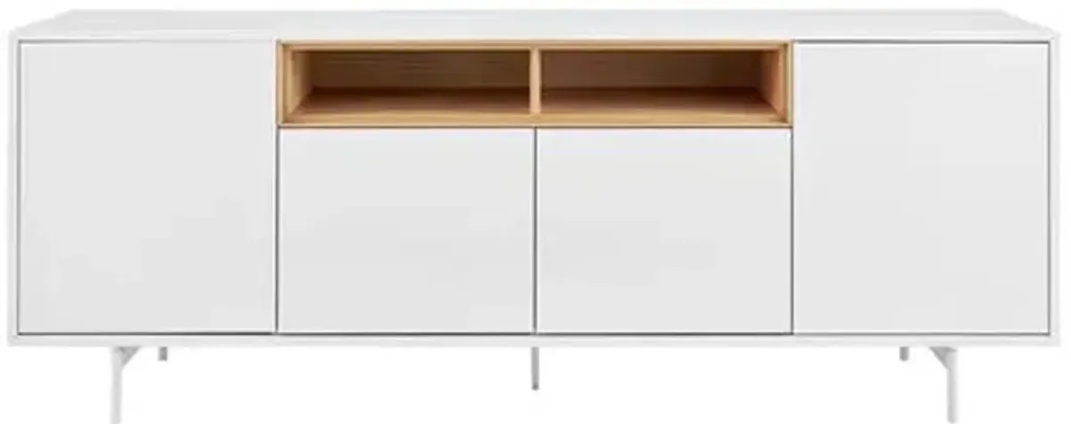 Nordhaven 79" Sideboard - Oak - Brown