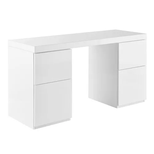 Lumiera Desk - High Gloss White