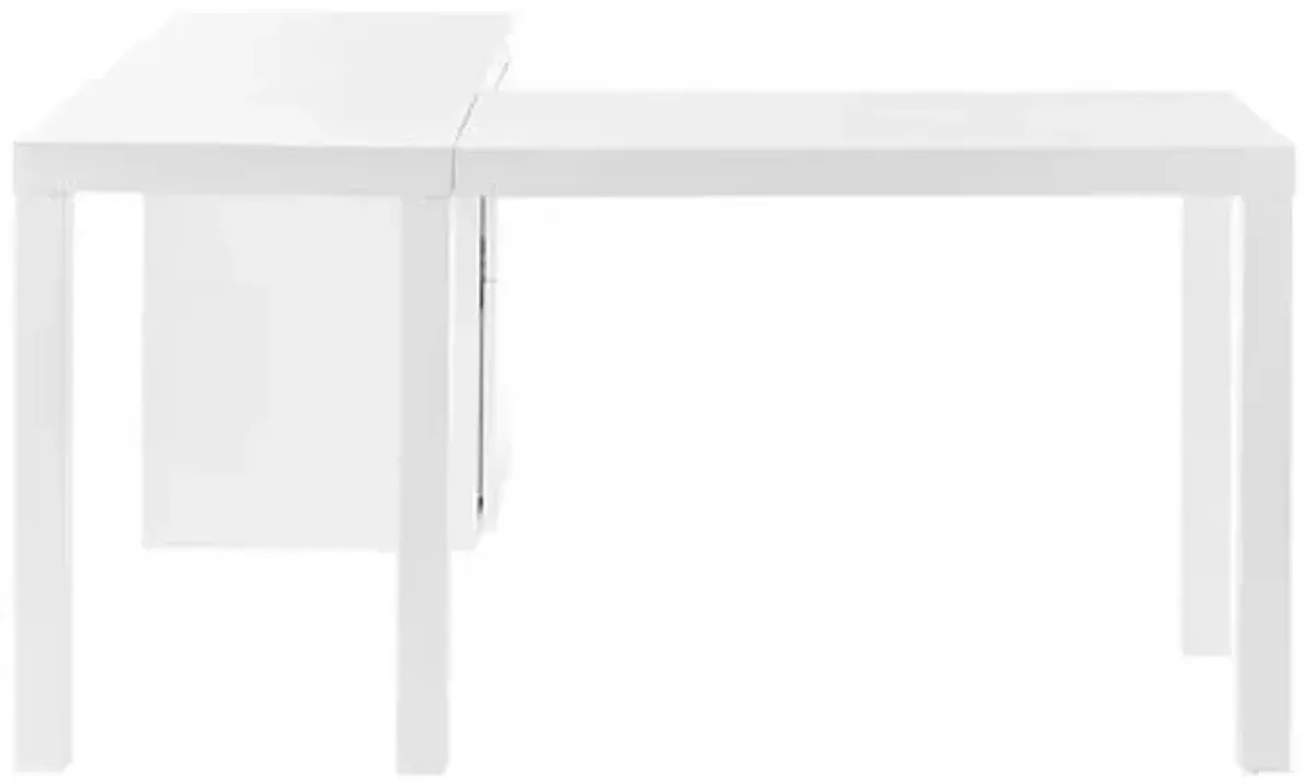 Lumiera L-Desk - High Gloss White