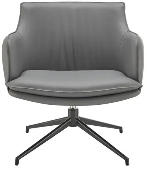 Varekai Swivel Lounge Chair - Gray