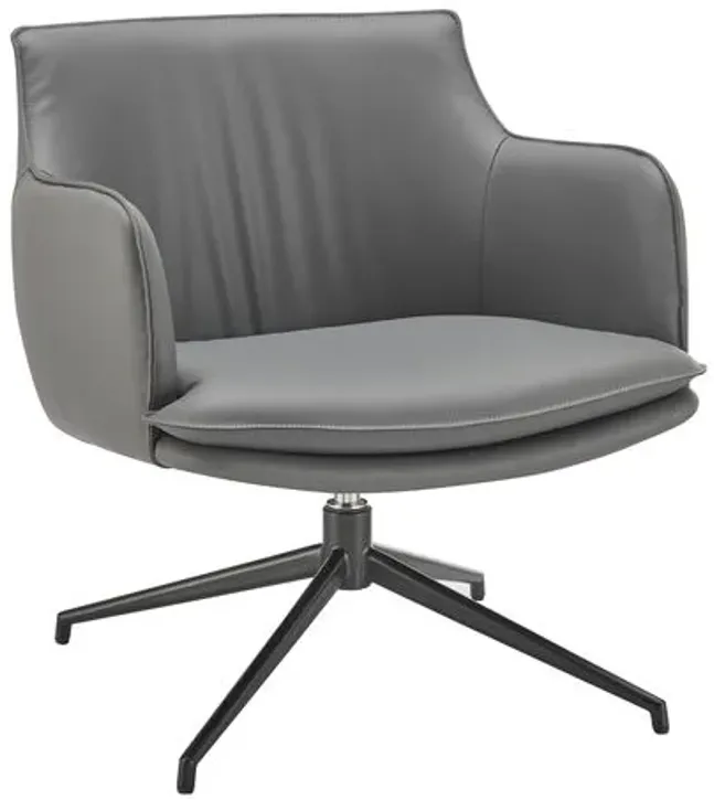 Varekai Swivel Lounge Chair - Gray