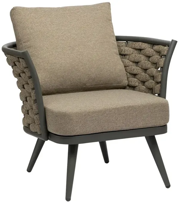 Fjara Indoor/Outdoor Lounge Chair, Beige