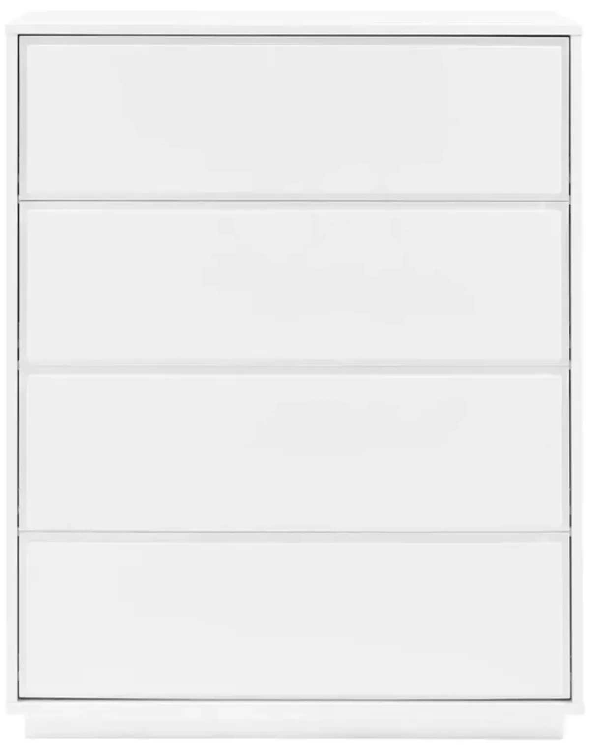 Lumiera Storage Chest, High Gloss White