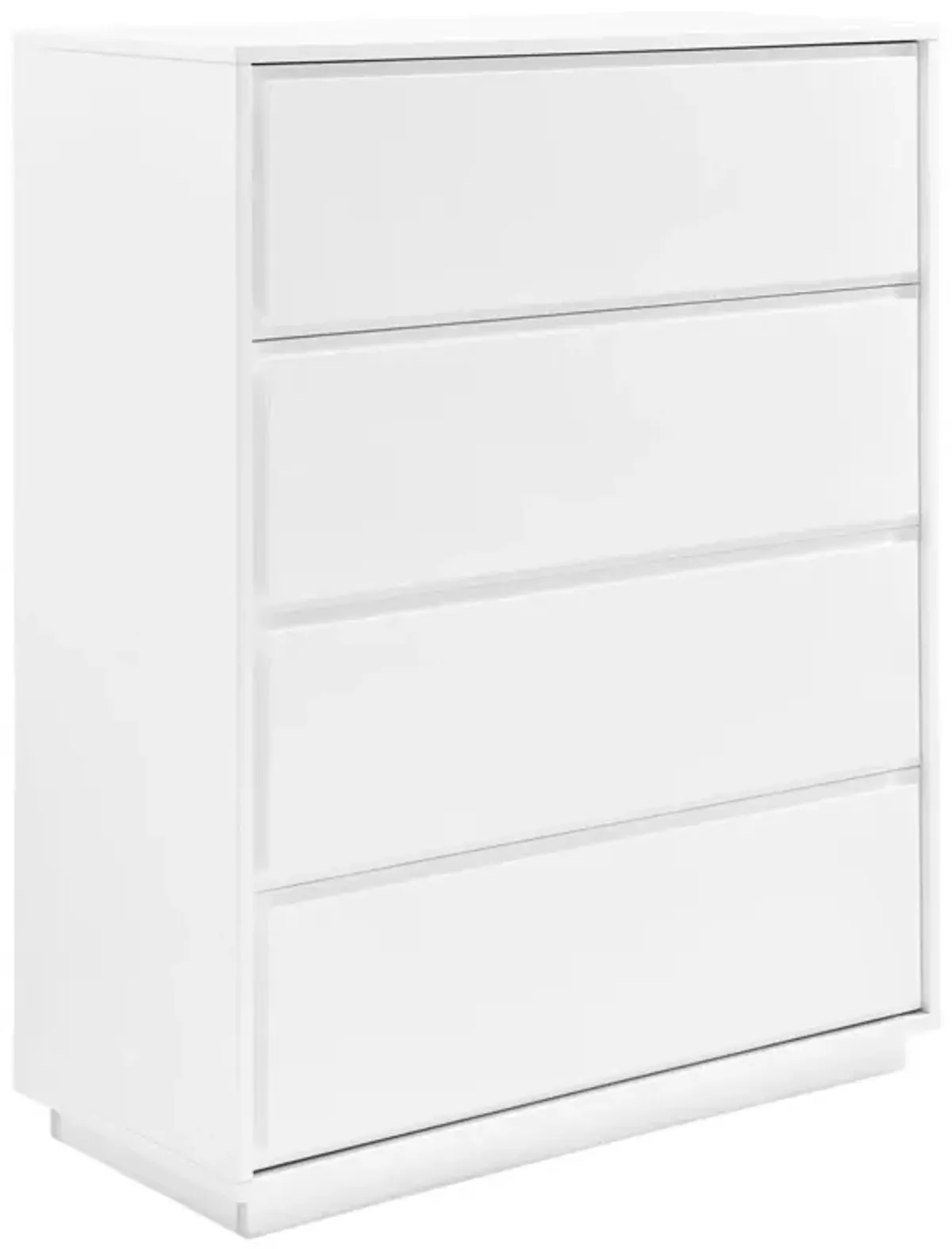 Lumiera Storage Chest, High Gloss White