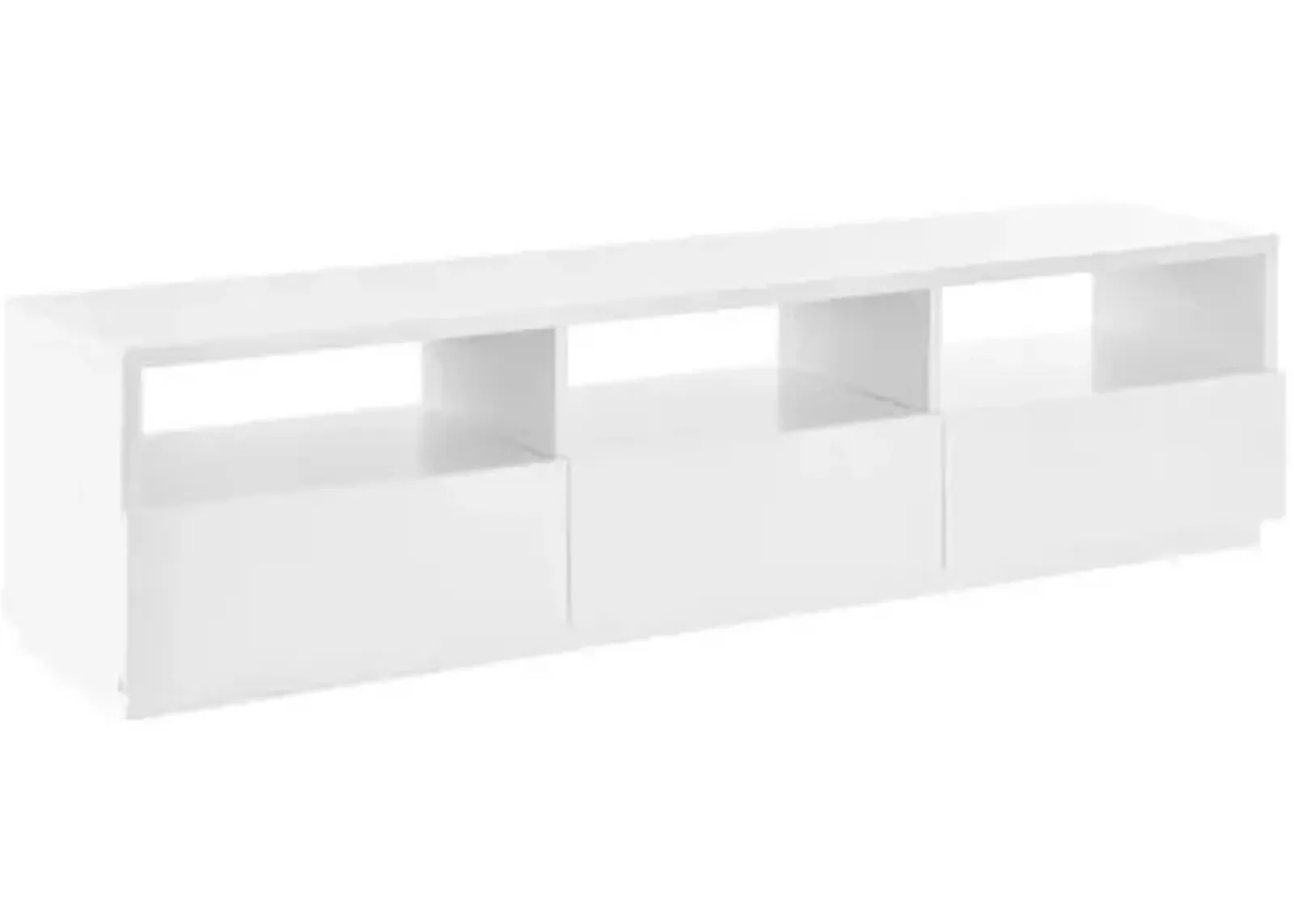 Lumiera Media Stand - High Gloss White