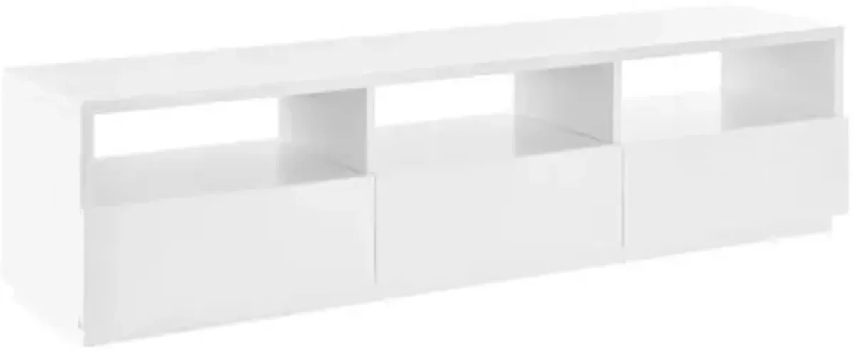 Lumiera Media Stand - High Gloss White