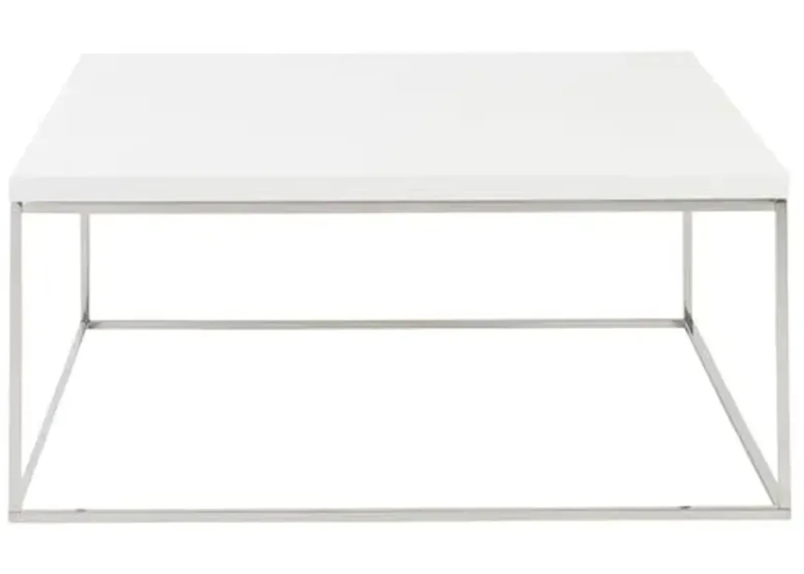 Lustra Square Coffee Table - White