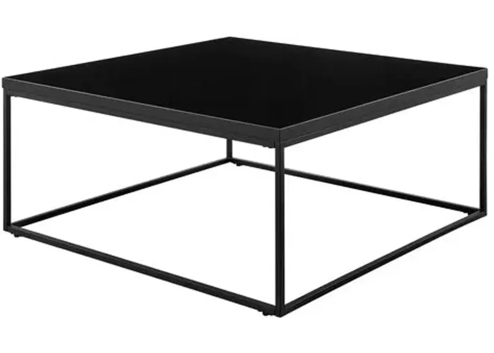 Lustra Square Coffee Table - Black