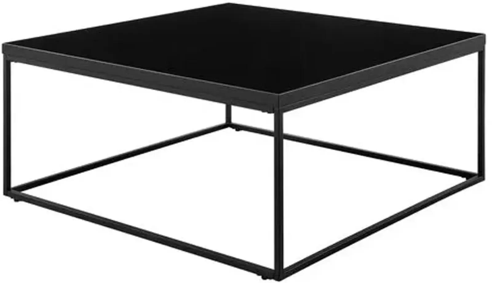 Lustra Square Coffee Table - Black