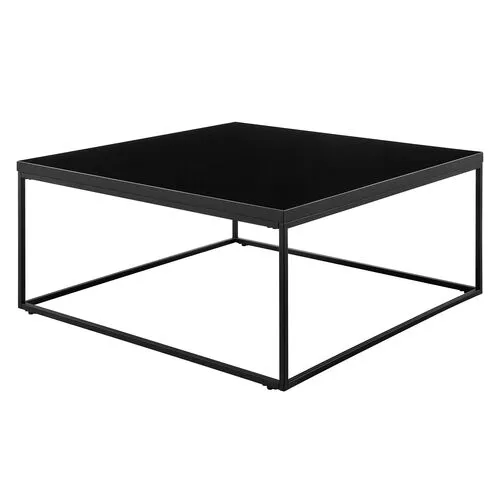 Lustra Square Coffee Table - Black