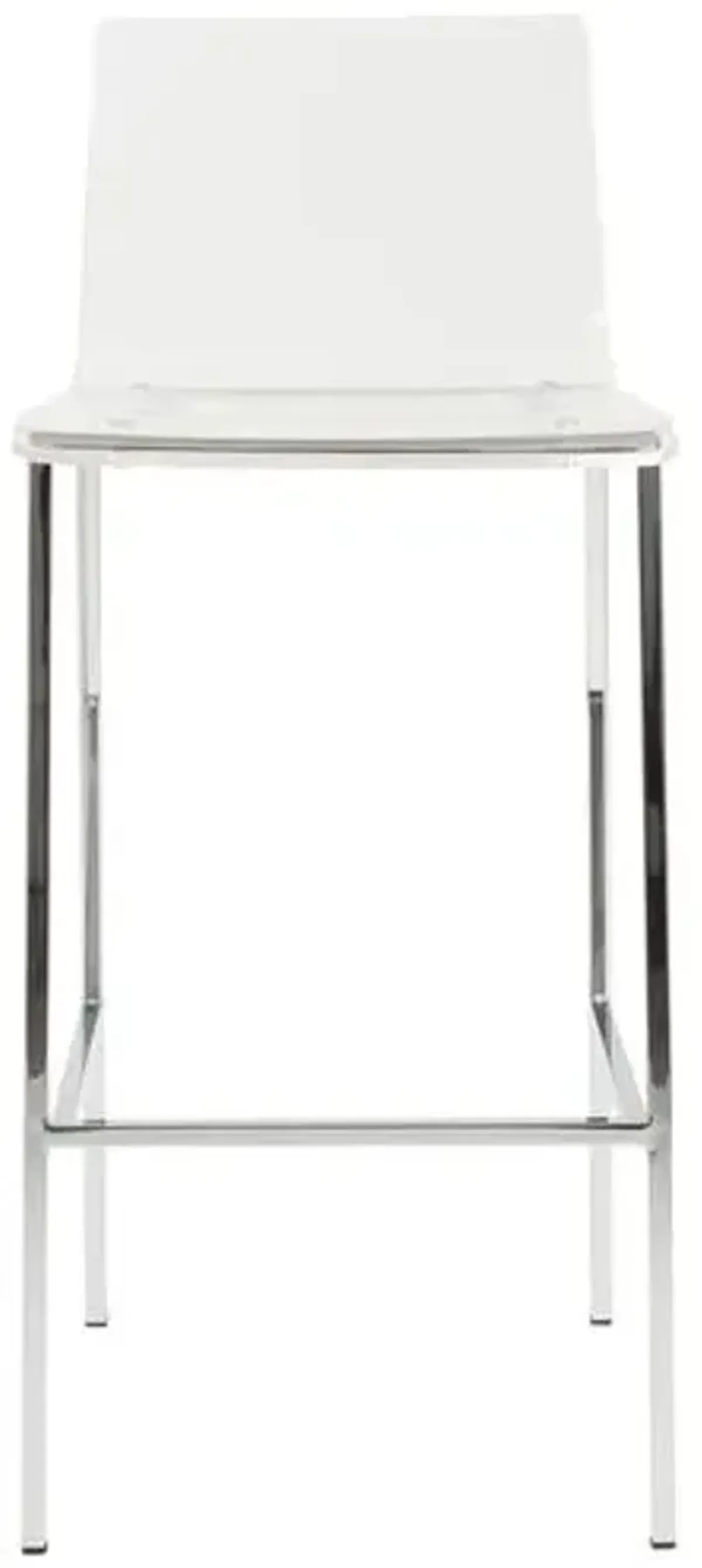 Set of 2 Clarity Acrylic Barstools - Clear