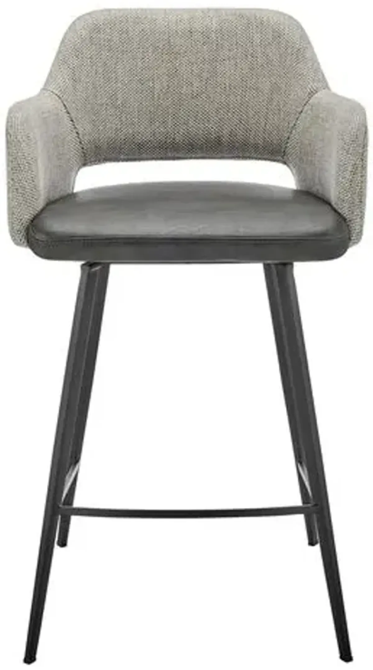 Vintara Leatherette Swivel Counter Stool