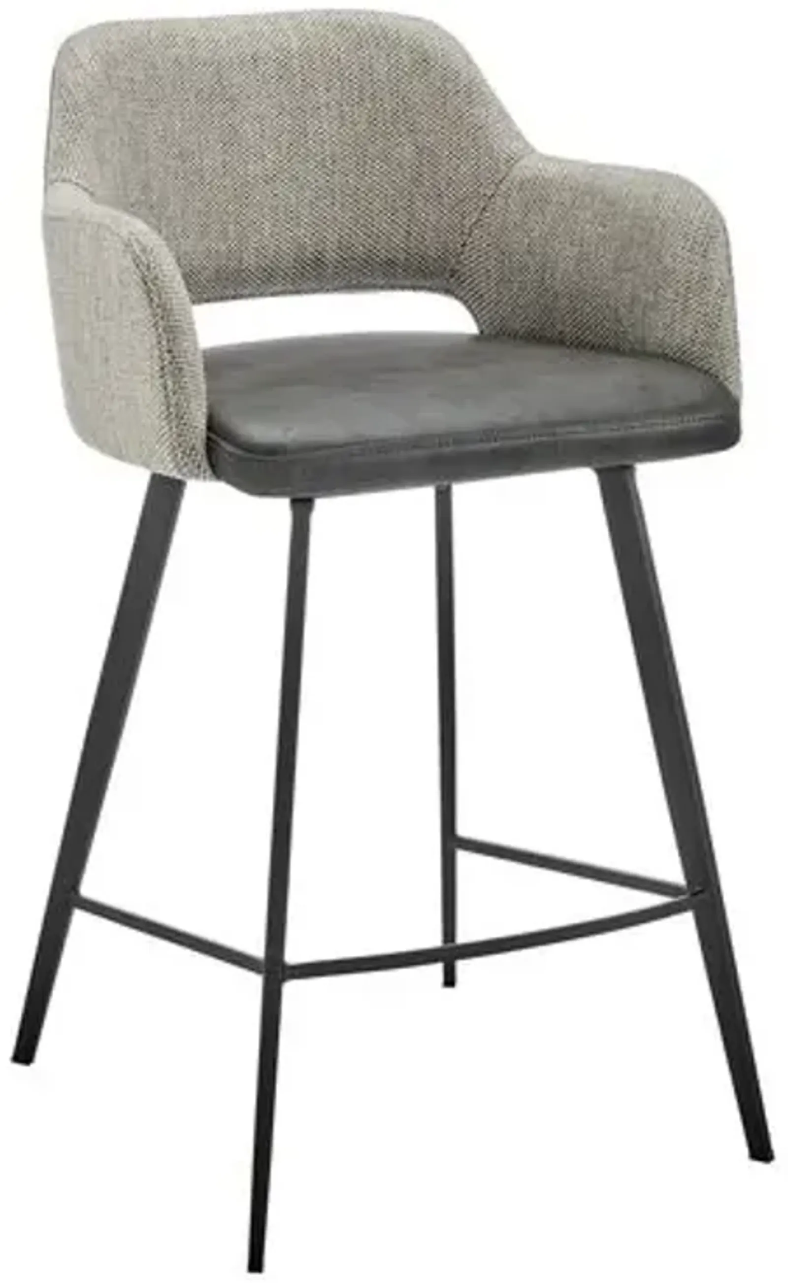 Vintara Leatherette Swivel Counter Stool