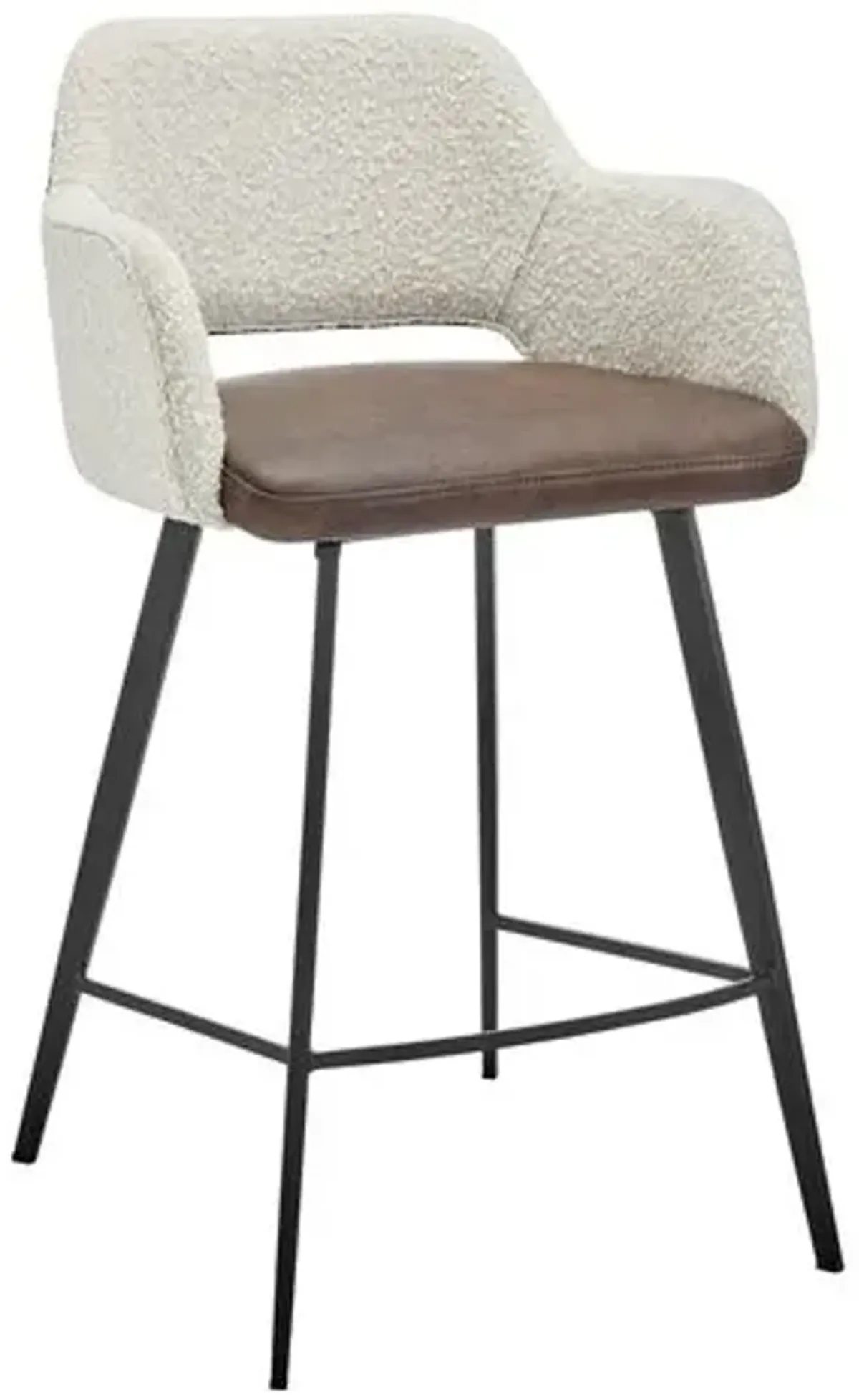 Vintara Leatherette Swivel Counter Stool