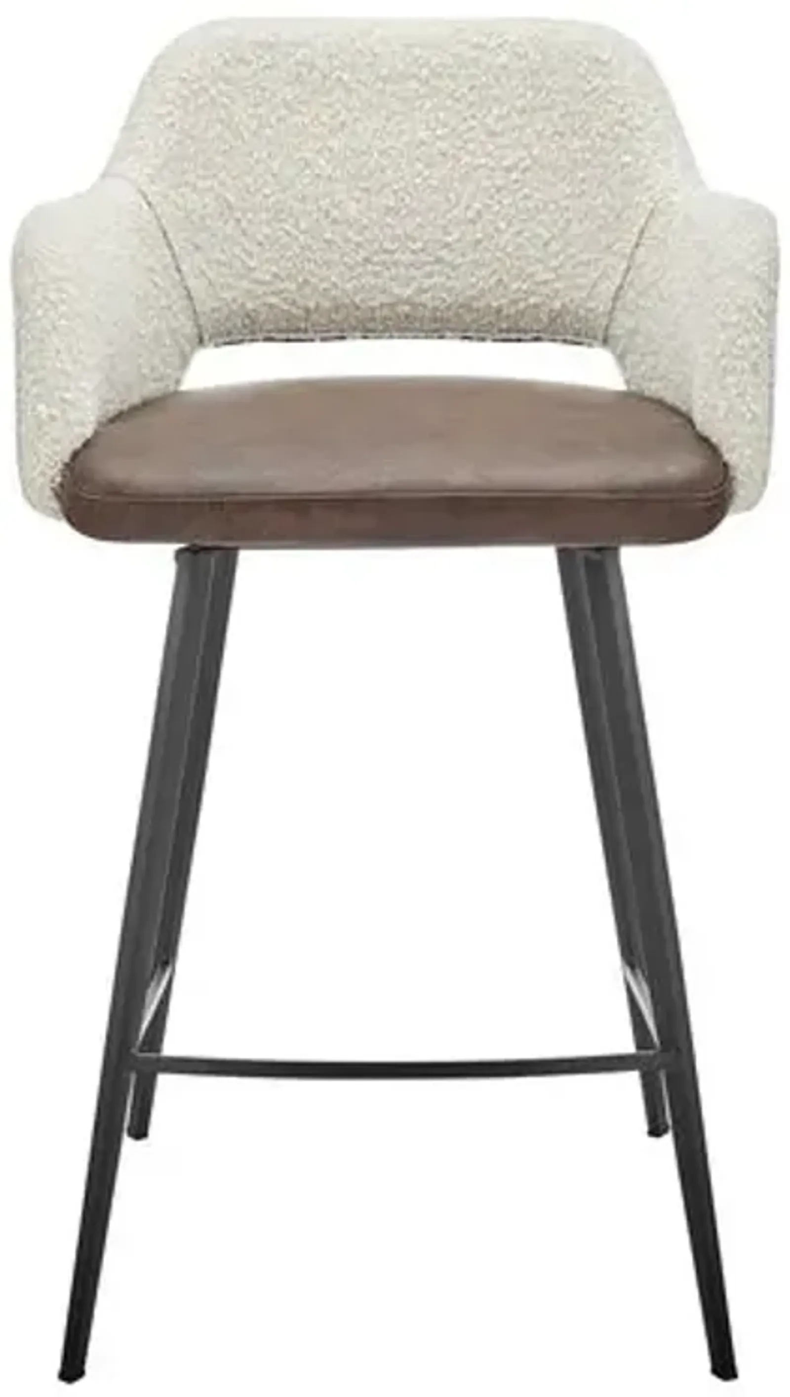 Vintara Leatherette Swivel Counter Stool