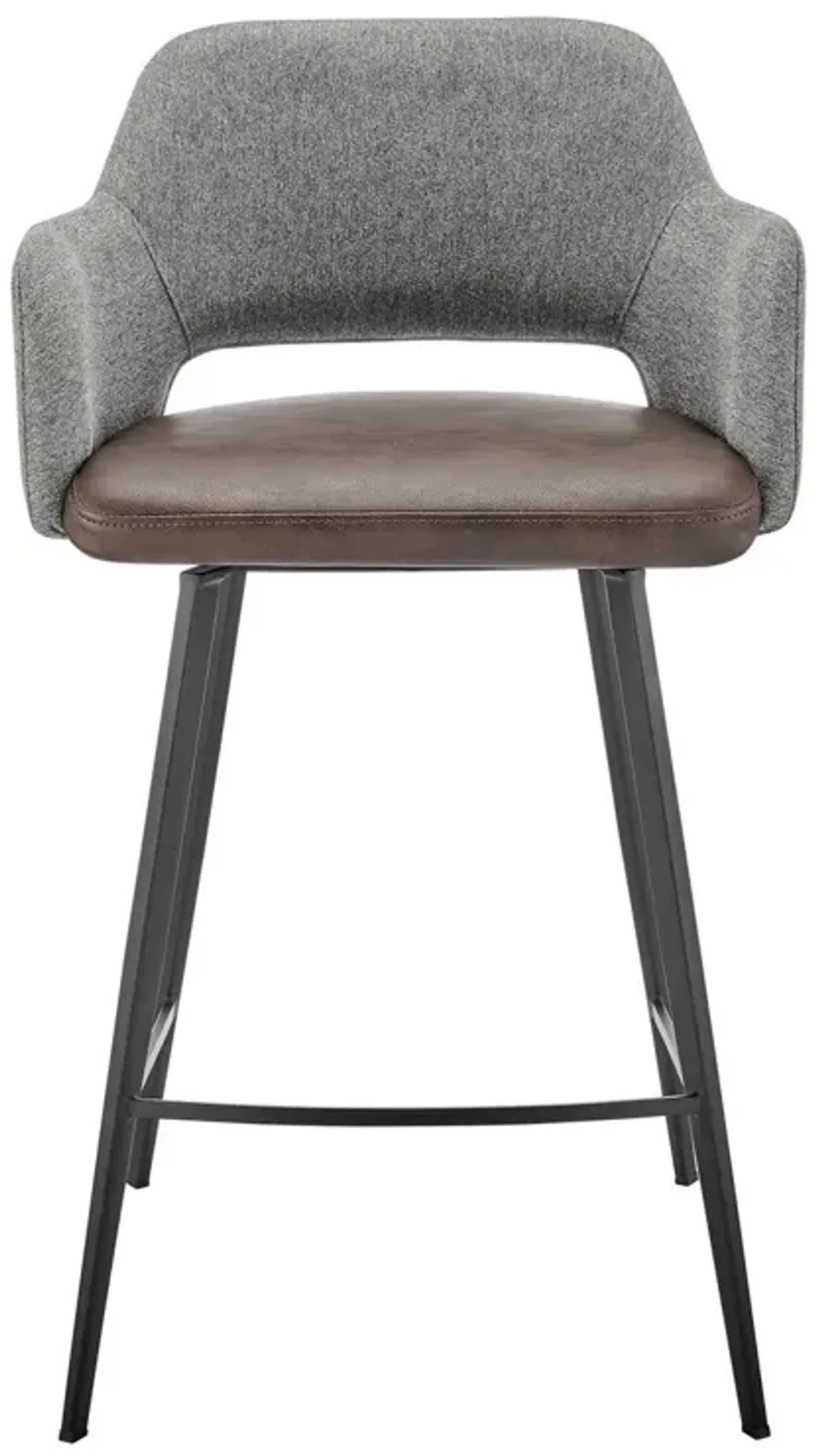Vintara Leatherette Swivel Counter Stool
