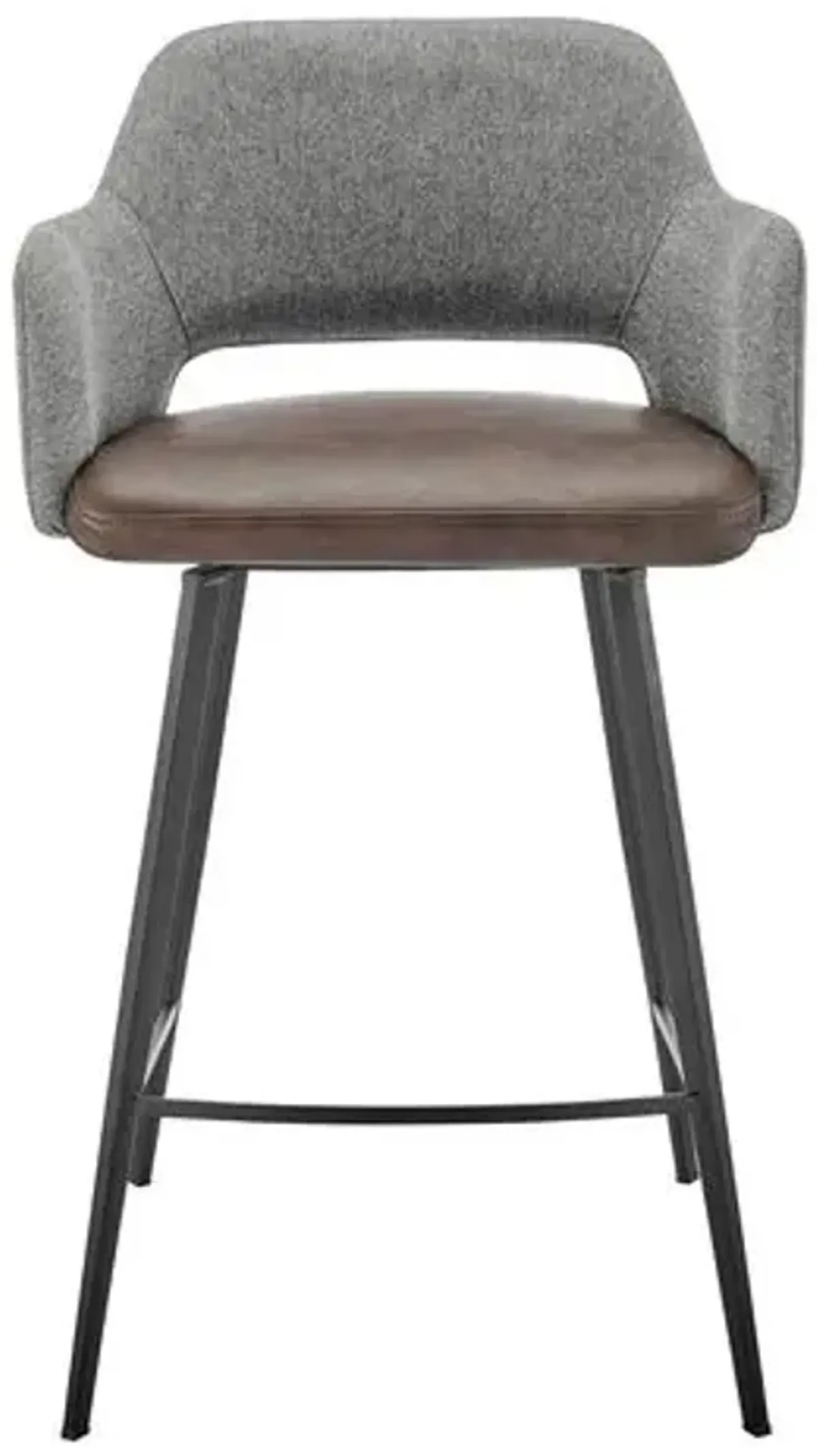 Vintara Leatherette Swivel Counter Stool