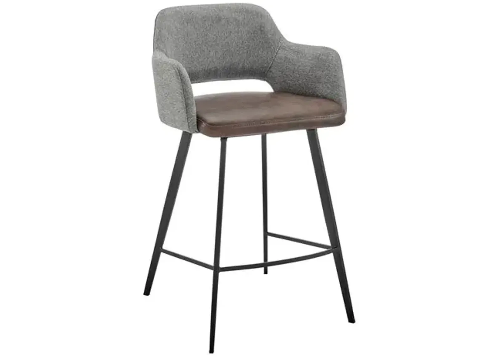 Vintara Leatherette Swivel Counter Stool