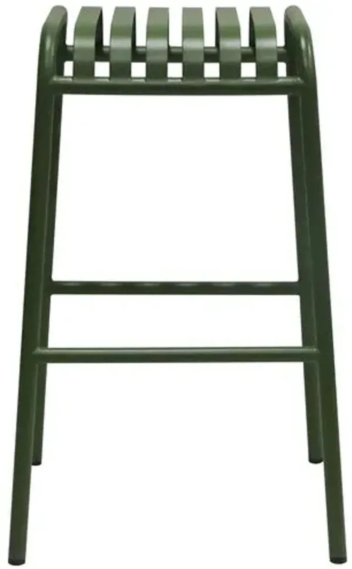 Set of 2 Arboria Outdoor Barstools - Green