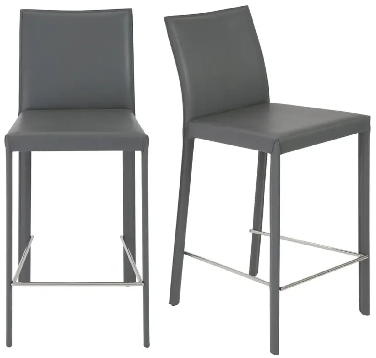 Set of 2 Sedona Counter Stools - Gray