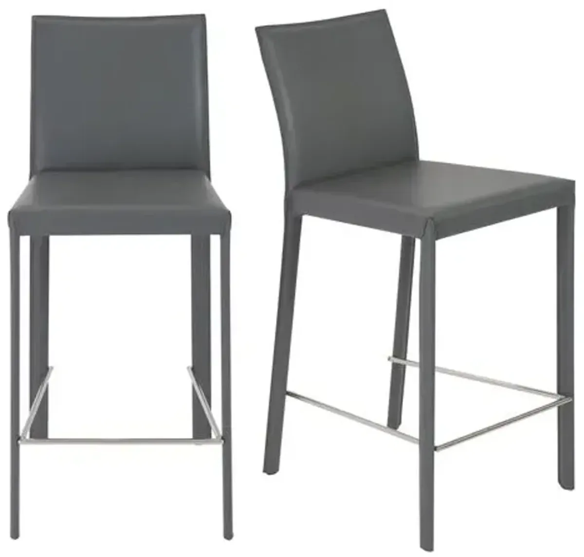 Set of 2 Sedona Counter Stools - Gray