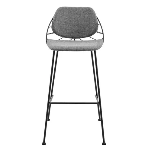 Set of 2 Florine Barstools - Gray