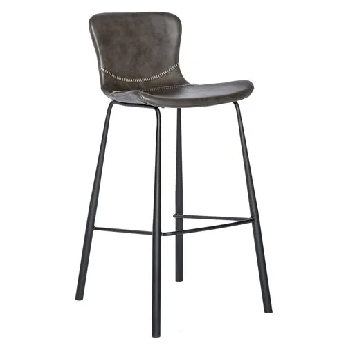 Set of 2 Harmonique Barstools - Gray