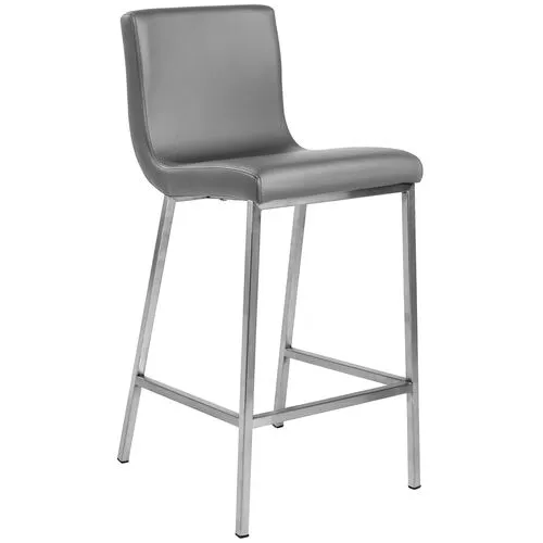 Set of 2 Vesta Counter Stools - Gray