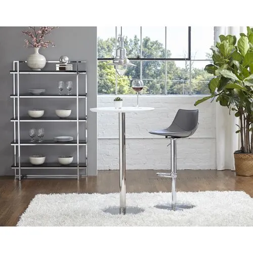 Biscay 26" Bar Table - White