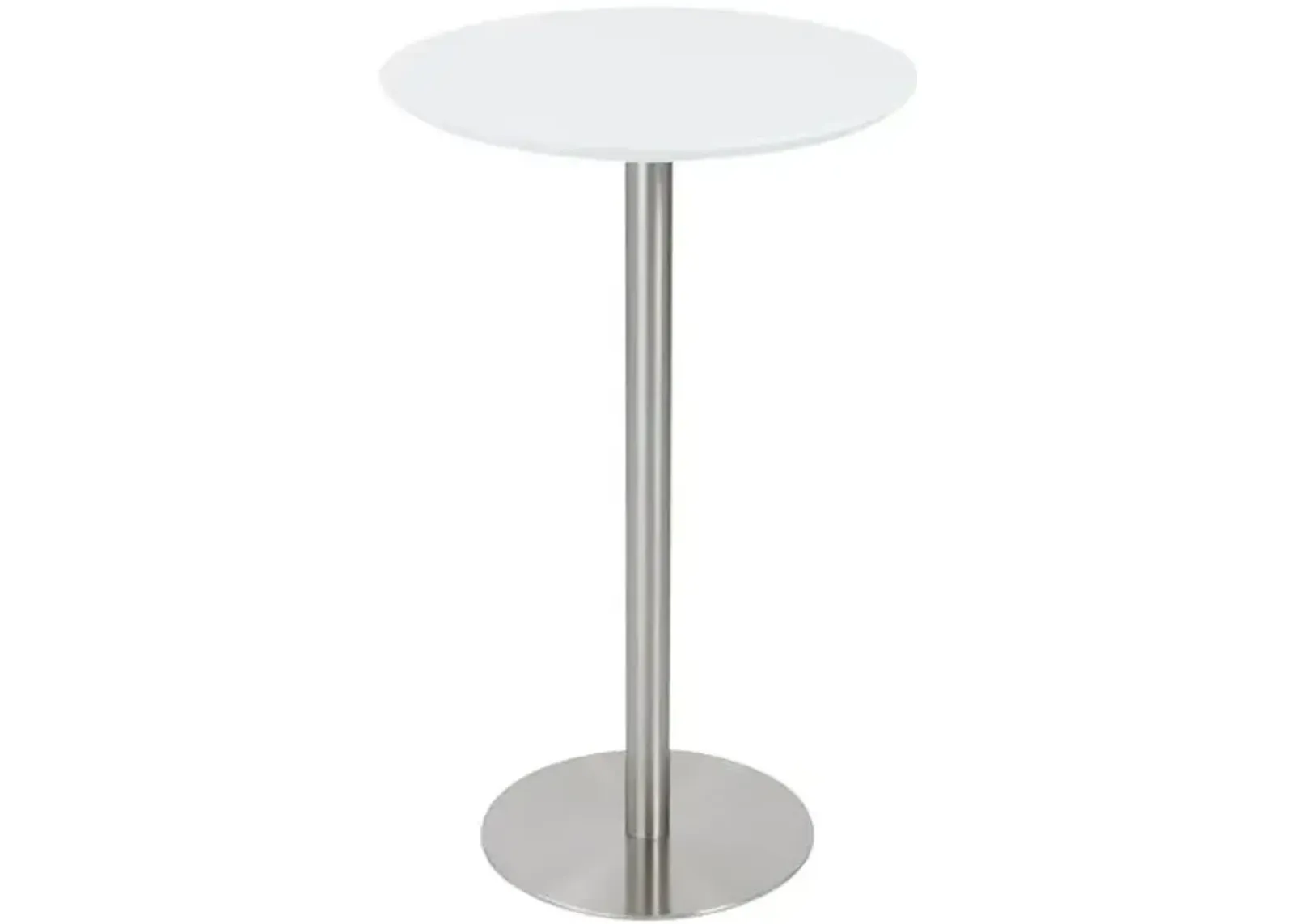 Biscay 26" Bar Table - White