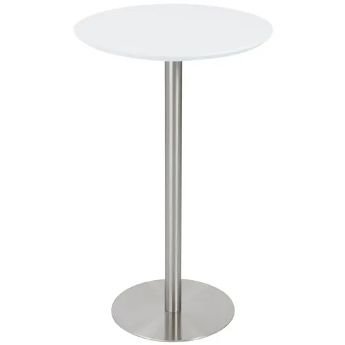 Biscay 26" Bar Table - White