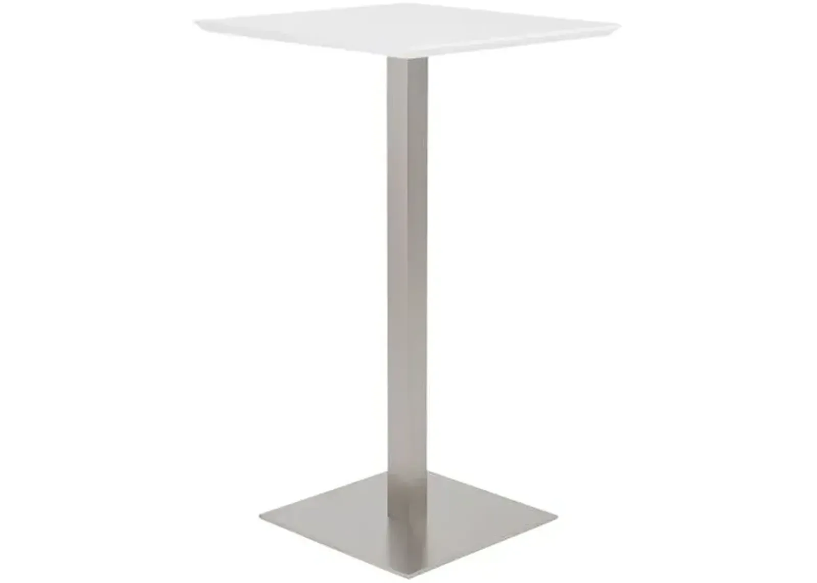 Ivoria 24" Bar Table - White