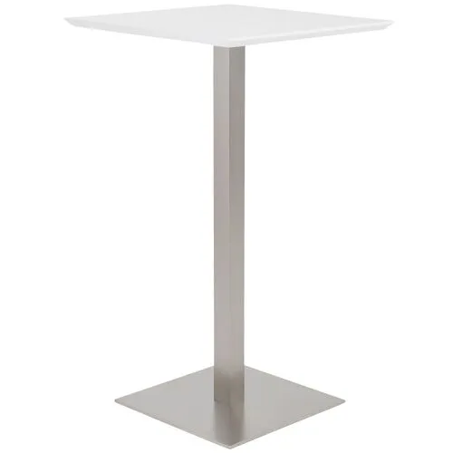 Ivoria 24" Bar Table - White