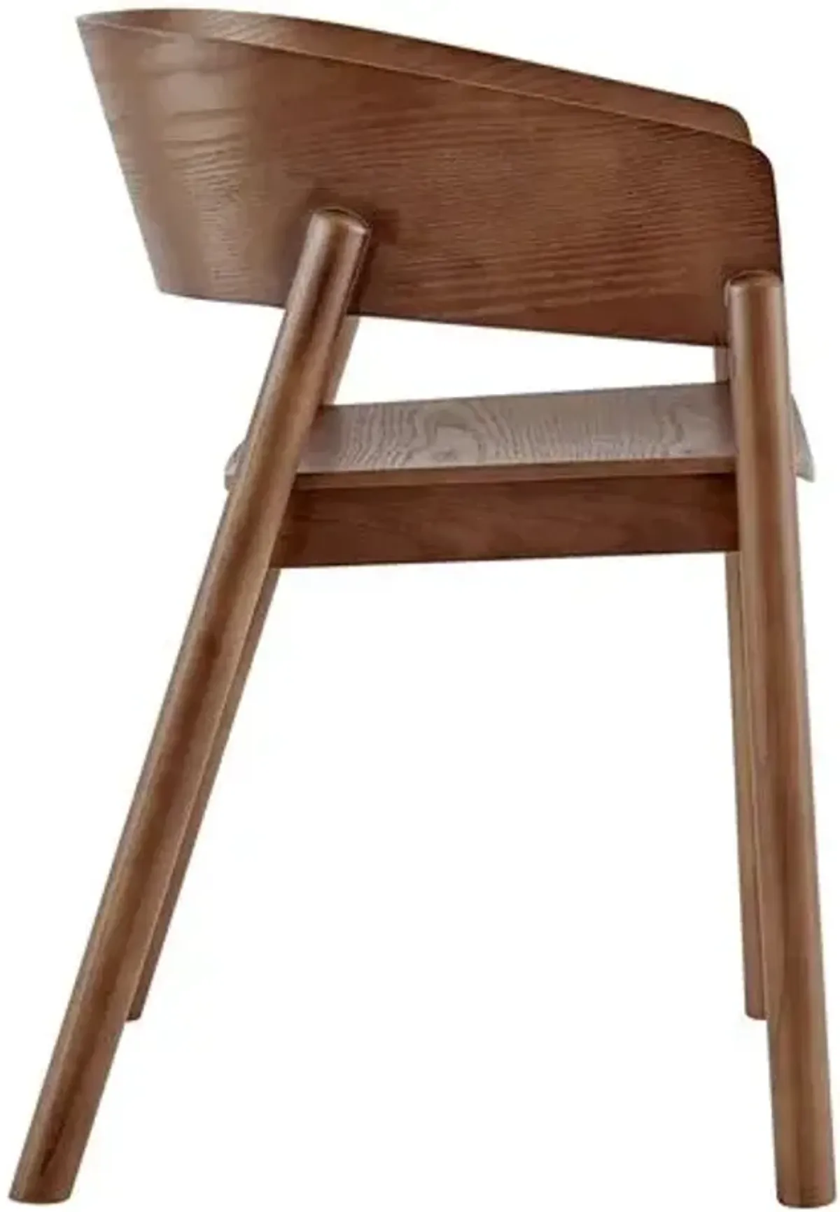 Bentara Armchair - Walnut - Brown