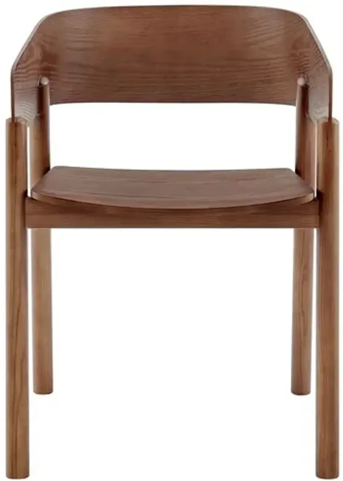 Bentara Armchair - Walnut - Brown