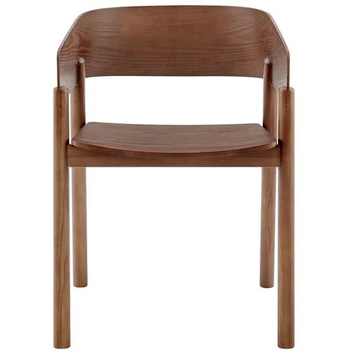 Bentara Armchair - Walnut - Brown