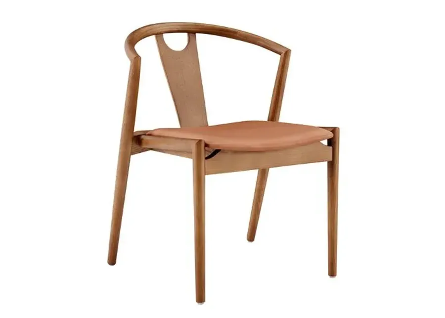 Ashbend Side Chair - Brown