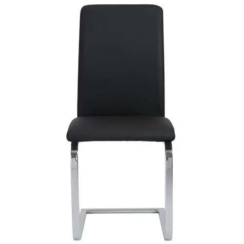 Set of 2 Sereno Side Chairs - Black
