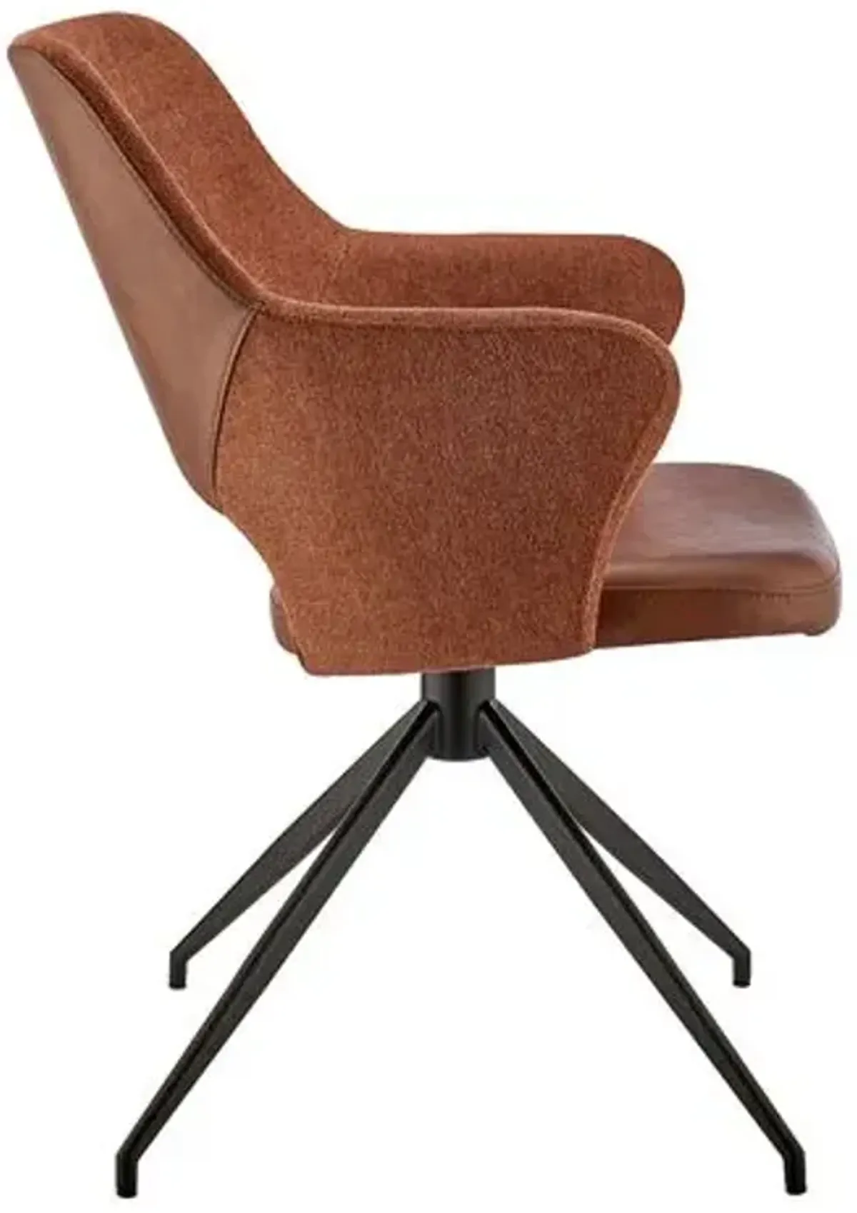 Swayfield Swivel Armchair - Brown