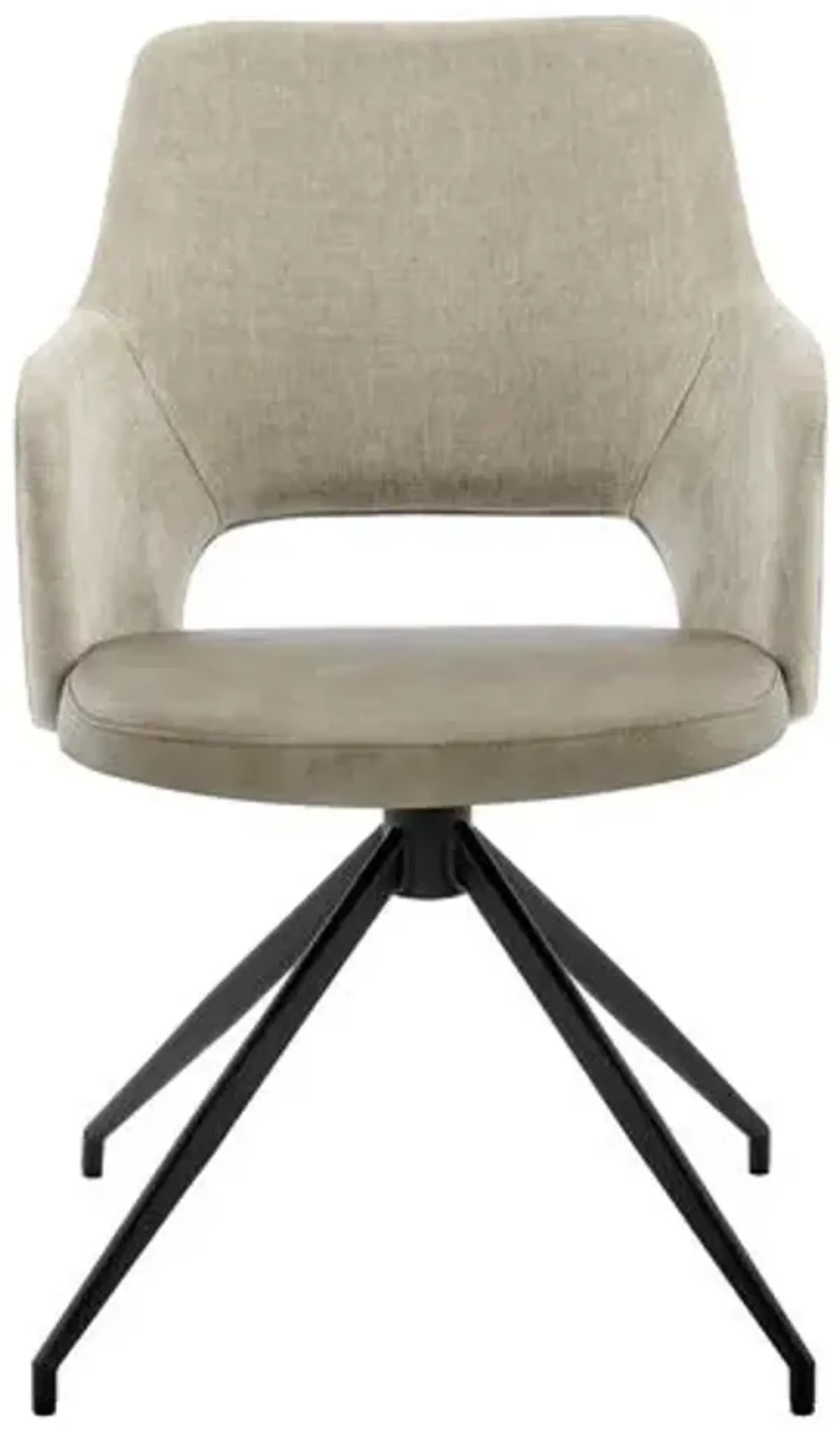 Swayfield Swivel Armchair - Gray