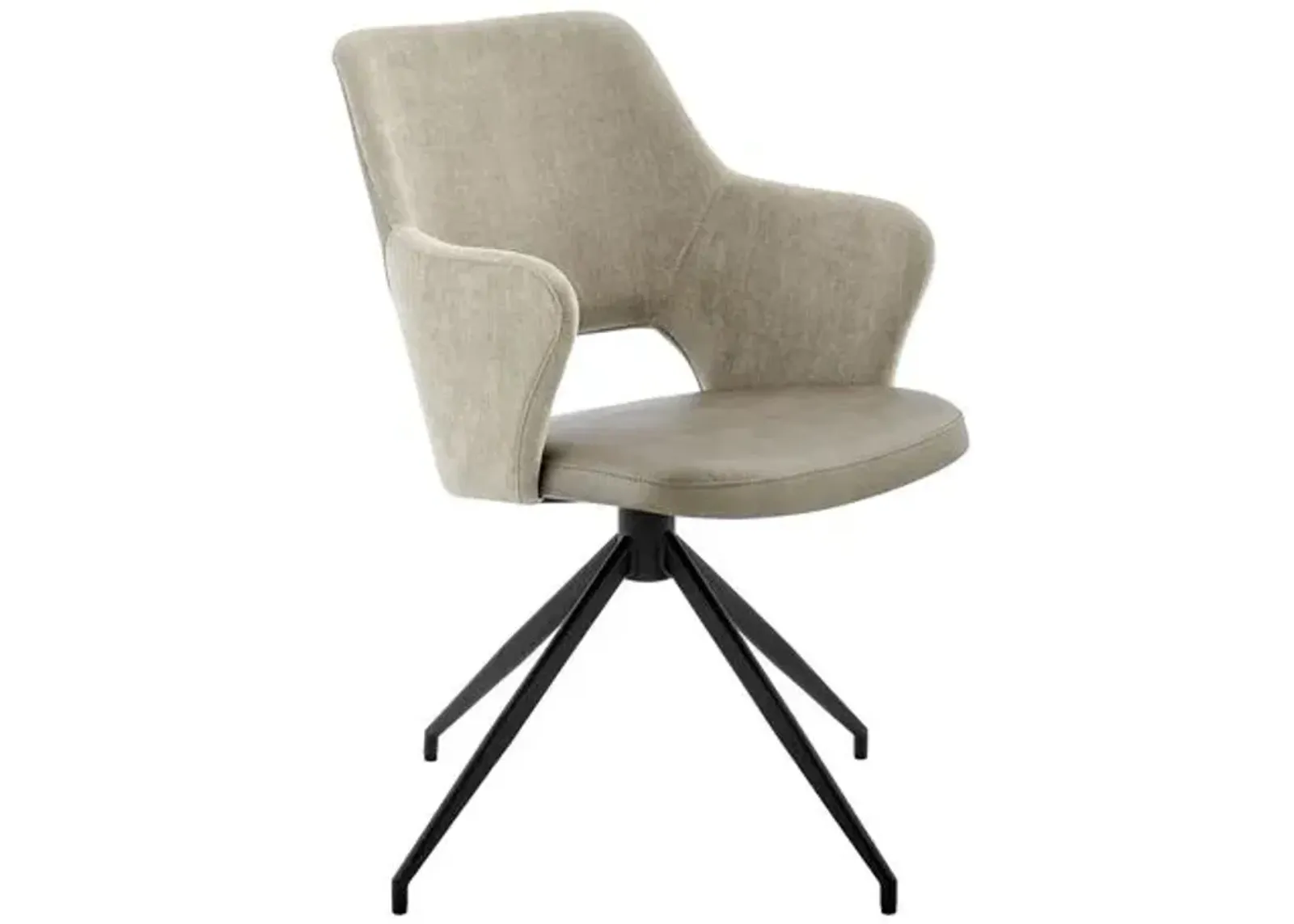 Swayfield Swivel Armchair - Gray