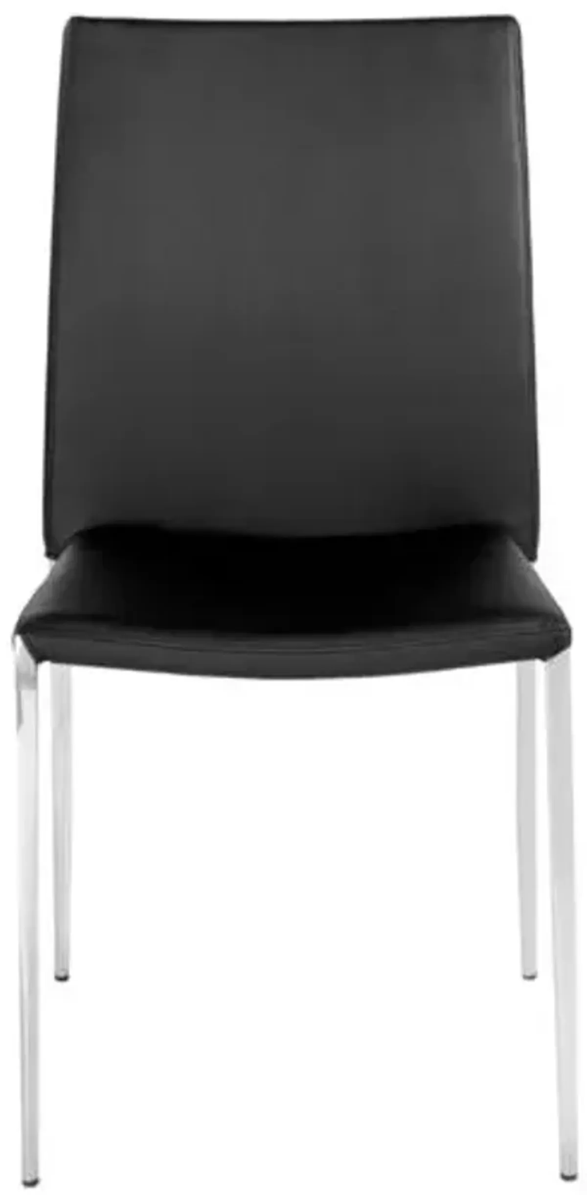 Set of 2 Thaline Stacking Chairs - Black