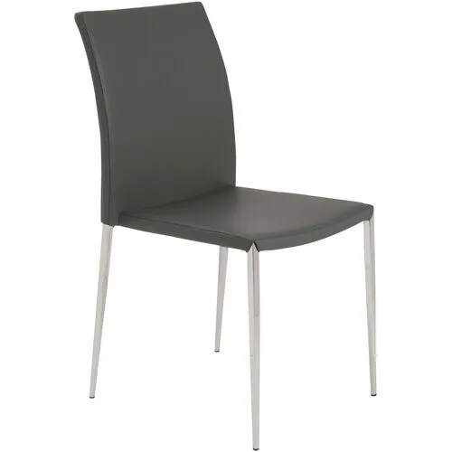 Set of 2 Thaline Stacking Chairs - Gray