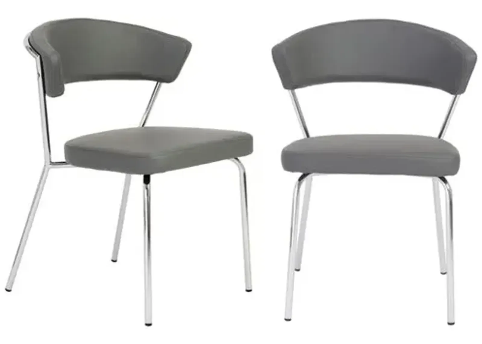 Set of 2 Astralis Side Chairs - Gray