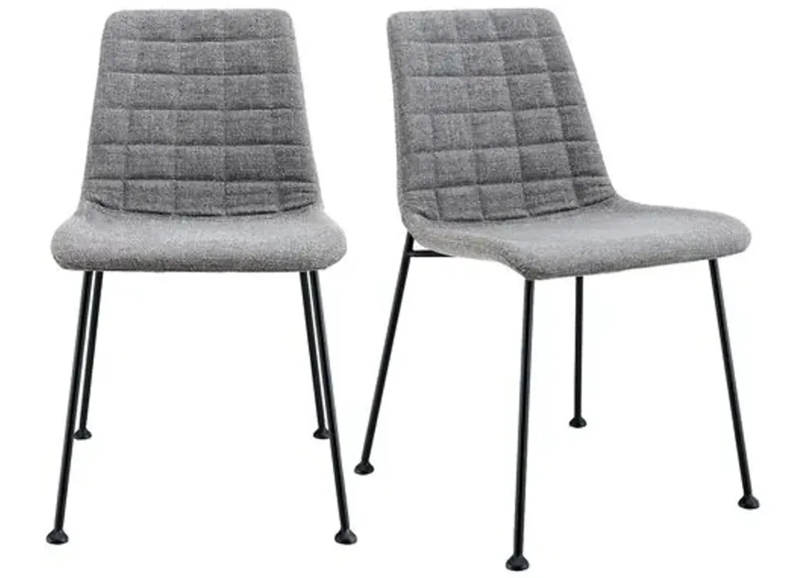 Set of 2 Tweedhaven Side Chairs - Gray