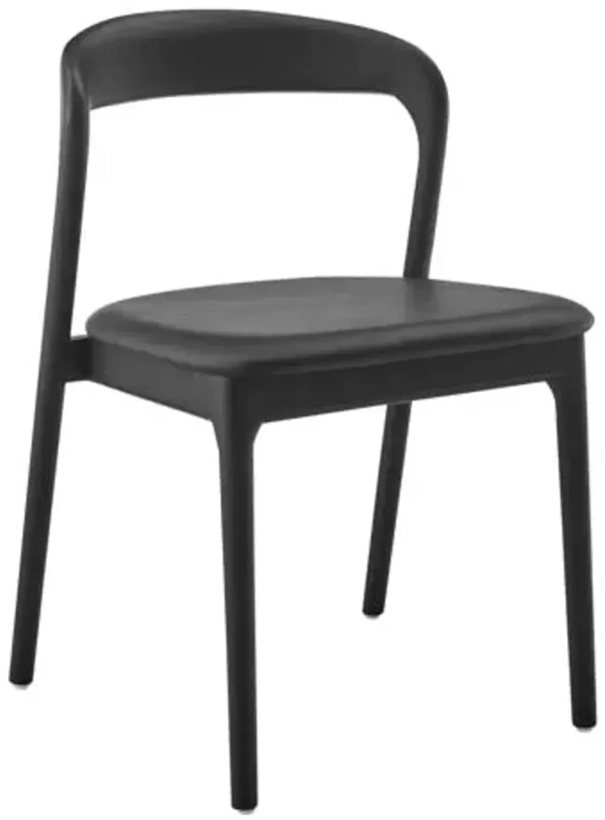 Bentwood Dining Side Chair - Black